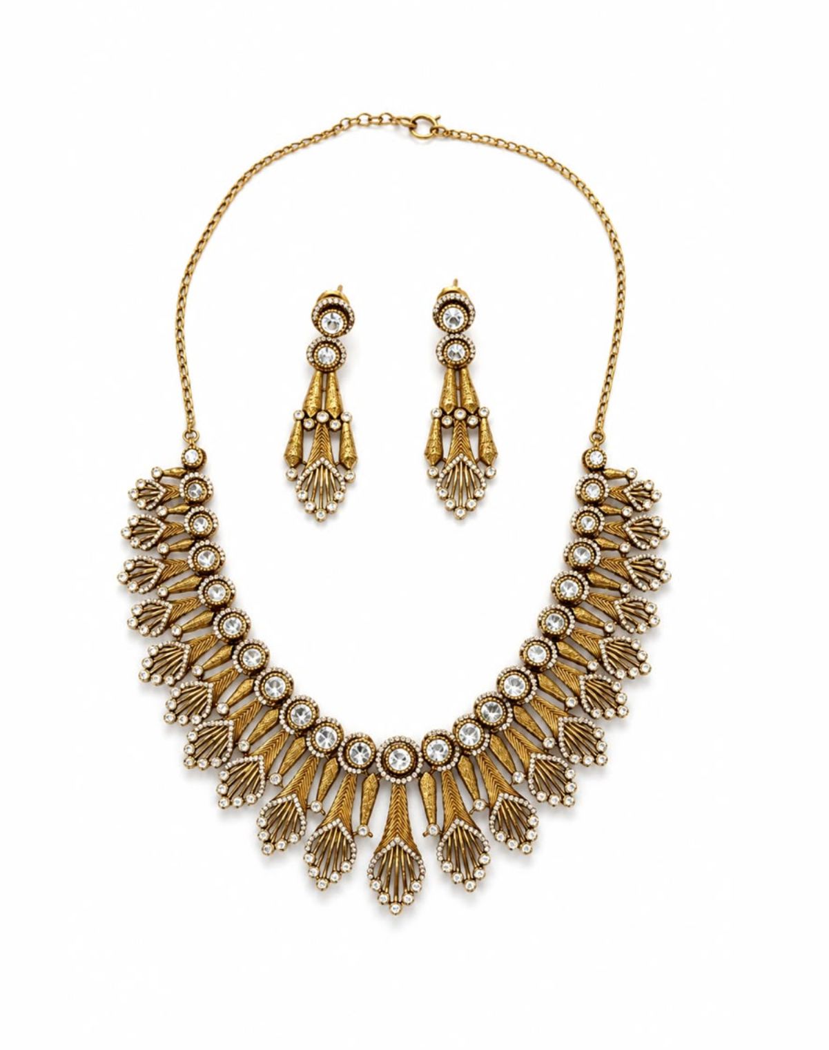 Fusion Monsonite Amrapali Necklace